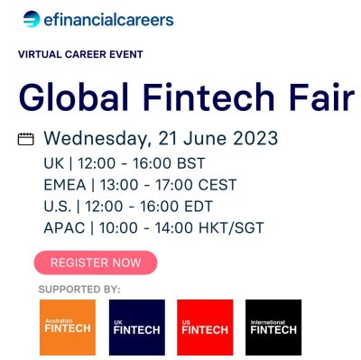 eFinancialCareers Global Fintech Fair