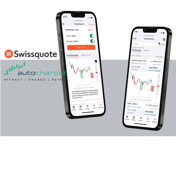 Swissquote and Autochartist unveil Advanced Technical Analysis integration