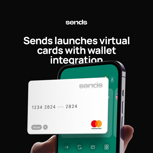 Sends launches digital cards with wallet integration Sends launches digital cards with wallet integration