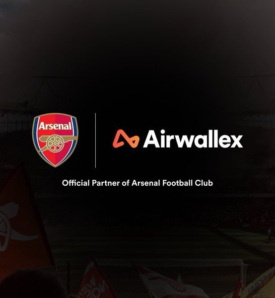 Global fintech Airwallex announces multi-year global partnership with Arsenal FC